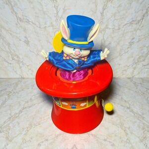 Marco the Magnificent Bozart‎ Toys 1996 Works Hat Shaped Rabbit Jack in Box